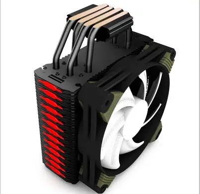 Aigo K4 RGB Led cpu кулер вентилятор радиаторы радиатор 120 мм бесшумный ПК Вентилятор охлаждения Высокое качество Intel AMD 12 В cpu вентилятор Поддержка любого процессора - Цвет лезвия: K4 ice version