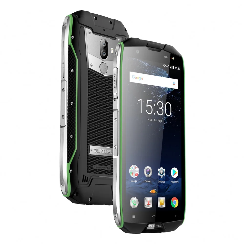 Oukitel WP5000 18:9 полный дисплей 5,7 ''мобильный телефон 6 ГБ ОЗУ 64 Гб ПЗУ IP68 Водонепроницаемый Восьмиядерный Android 7,1 5200 мАч 4G смартфон