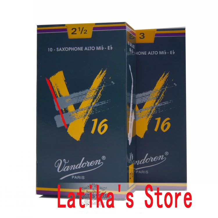 Бесплатная доставка Франция Vandoren V16 Саксофон альт EB сила тростника 2 5 # 3 0 коробка