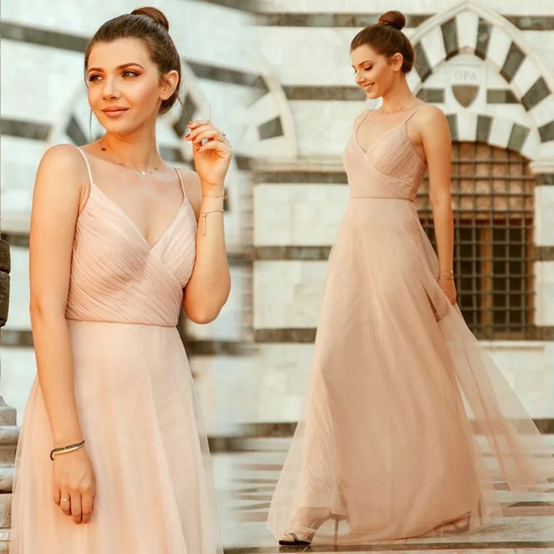 Burgundy Bridesmaid Dresses Wedding Ever Pretty New Summer 7 Styles Sparkle Blush Pink Wedding Guest Gowns Vestido Madrinha