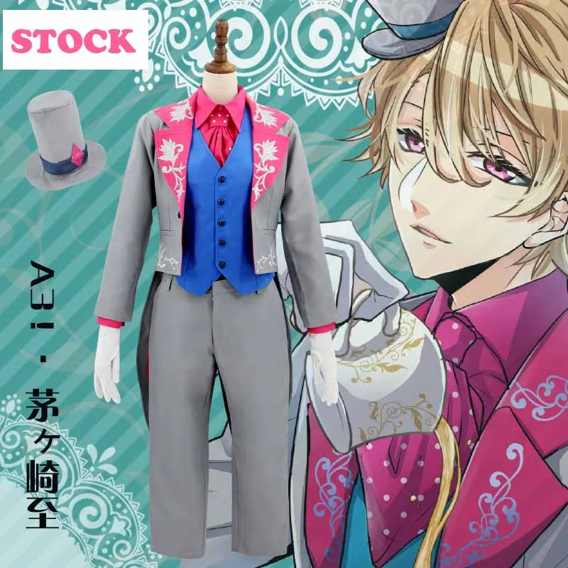 

[Stock] 2017 New Game A3!Yusuri Team Spring Figure Chigasaki Itaru SJ Uniform Halloween Cosplay Costume For Unisex Adult