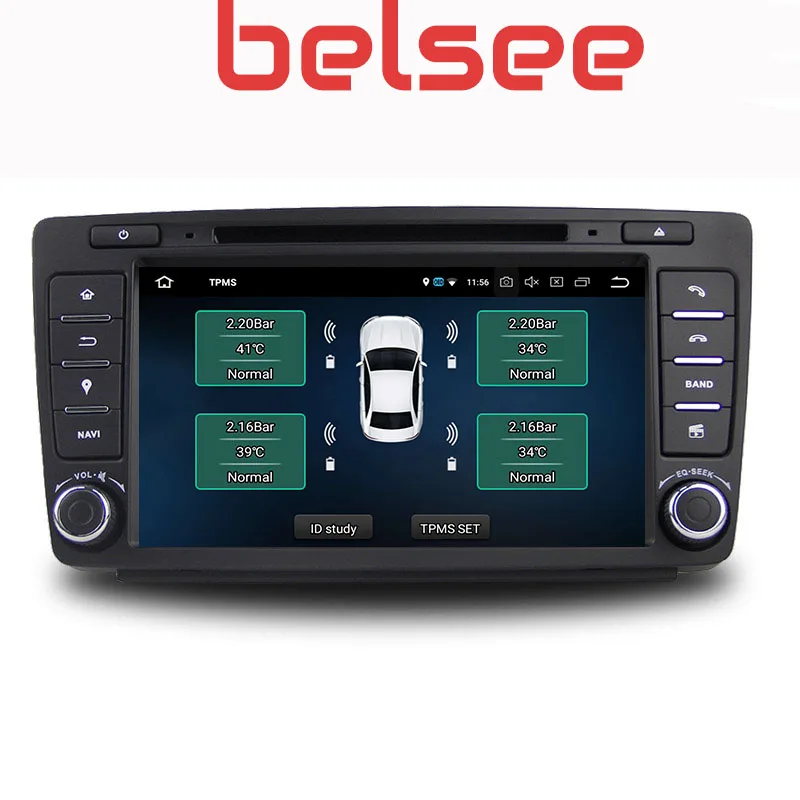 Головное устройство Belsee для Skoda Octavia 2007 2008 2009 2011 2012 Android 9 0 DVD плеер GPS навигация