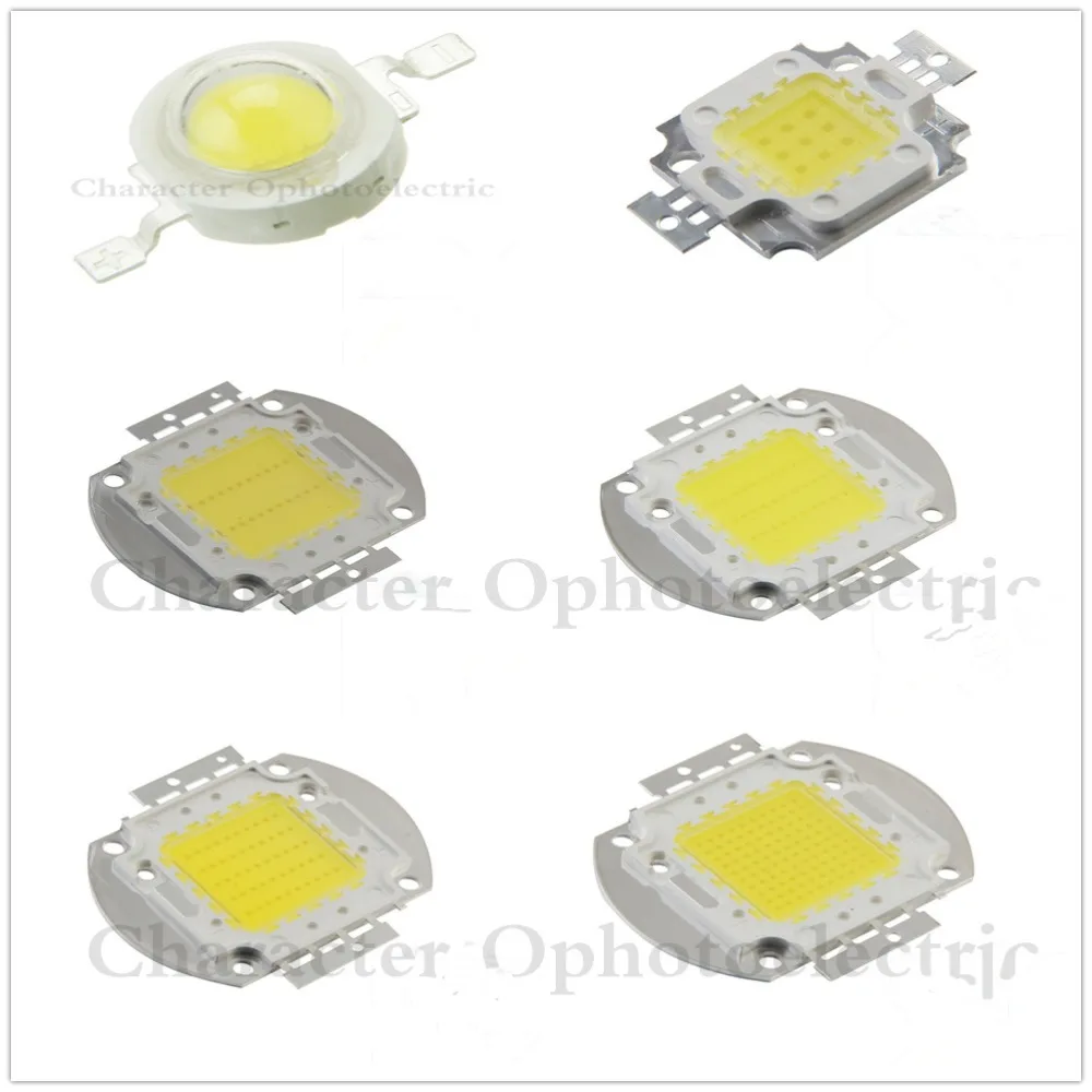 Светодиодный чип SMD 6000 6500K высокой мощности 1 Вт 3 5 10 20 30 50 100 бусины диодный