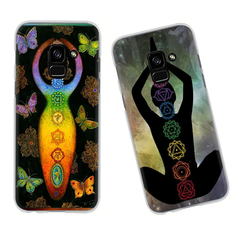 The mandala chakra Insist yoga Hard phone cover case for Samsung Galaxy A6 plus 7 8 9 2018 A10S 20S 20E 30S 40S 50S 60 70S | Мобильные