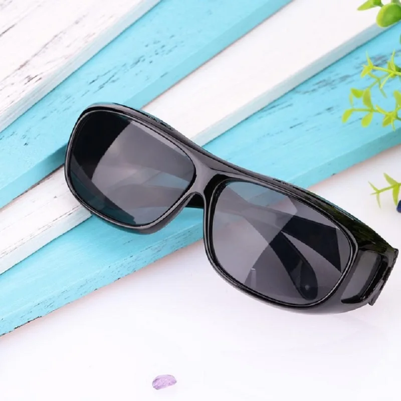 Black Car driver Night Vision HD glasses Anti Glare anti-uv Protective Night-Vision Driving Goggles Sunglasses Interior Accessories - Название цвета: Black