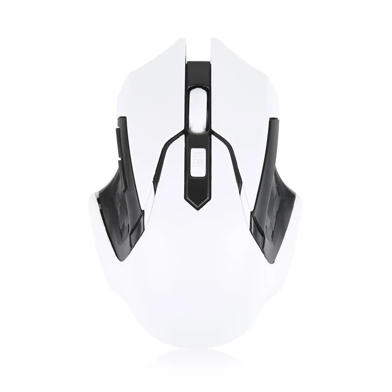 Игровая мышь Skatolly, 2,4 ГГц, мышь, оптическая мышь, беспроводная, USB приемник, компьютерная мышь, беспроводная для ноутбука, горячая распродажа - Цвет: Белый
