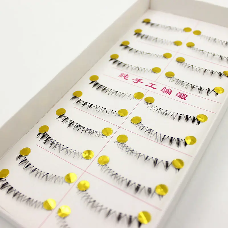 Накладные ресницы ручной работы под ресницами с нижней частью F14 | Красота и