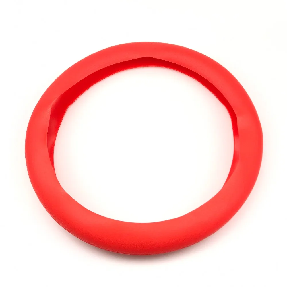 Автомобильный мягкий силиконовый чехол на руль для Kia Rio K2 K3 K5 K4 K9 K900 KX3 KX5 KX7 Cerato Soul