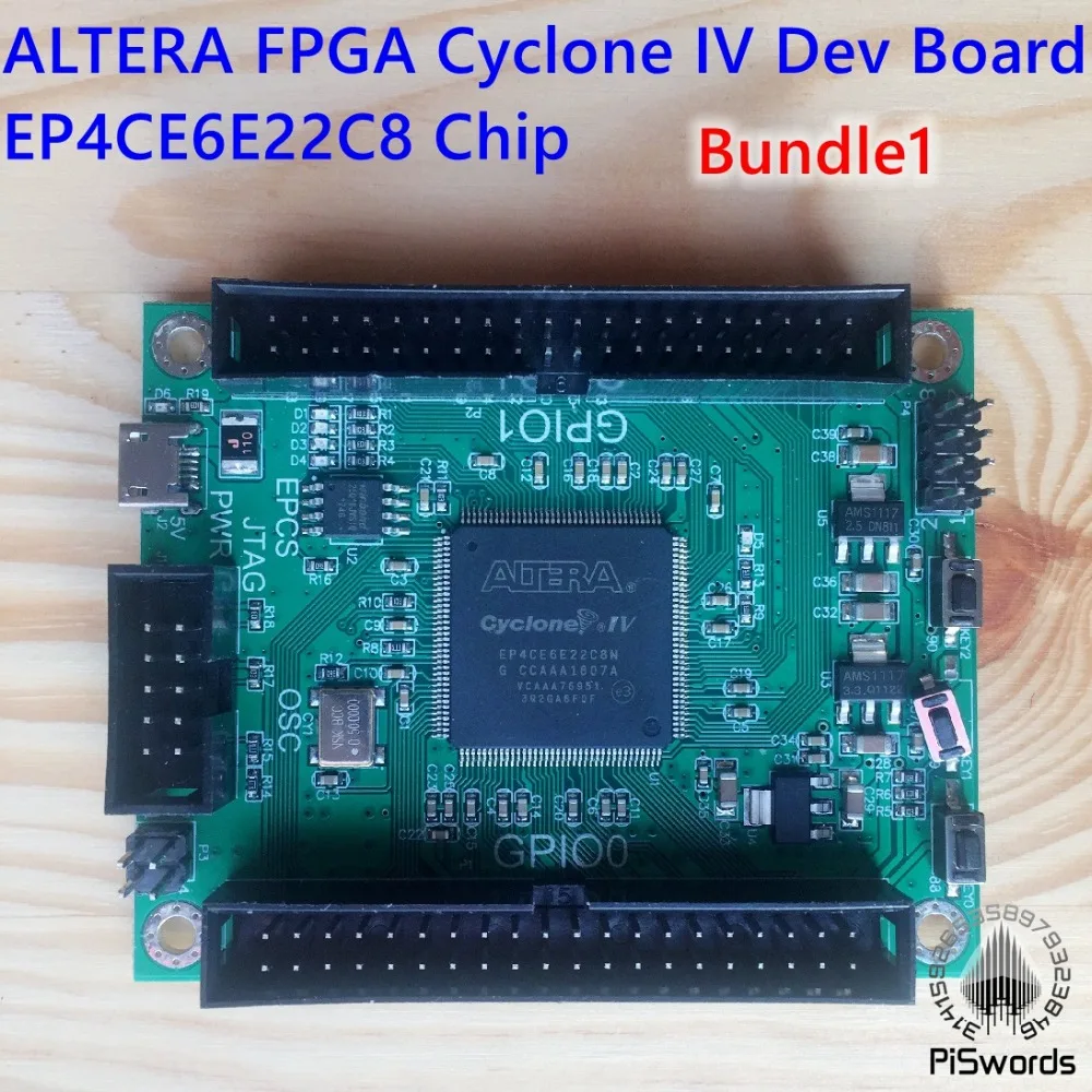 Материнская плата ALTERA FPGA для разработки CYCLONE IV EP4CE EP4CE6E22C8N с USB программатором Blaster