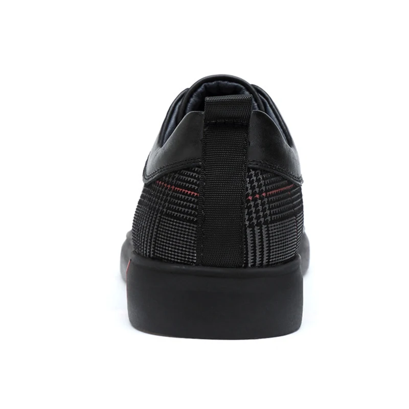 DAOKFPO Genuine Cow Leather Men Shoes Fashion Handmade Top Quality Flats Male Casual Zapatos Hombre Lace-Up Black | Обувь