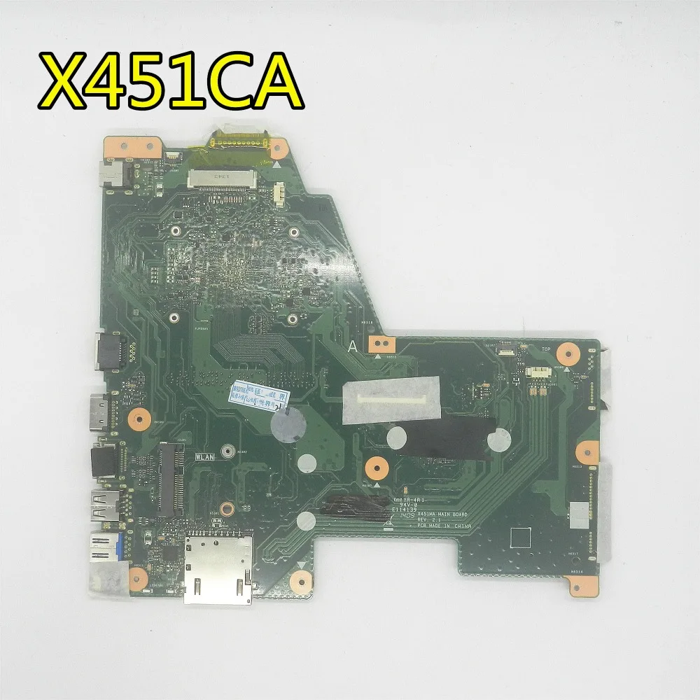 X451CA материнская плата REV: 2,0 1007 процессор для ASUS X451C F451 F451C материнская плата для ноутбука X451CA материнская плата X451CA тесты OK