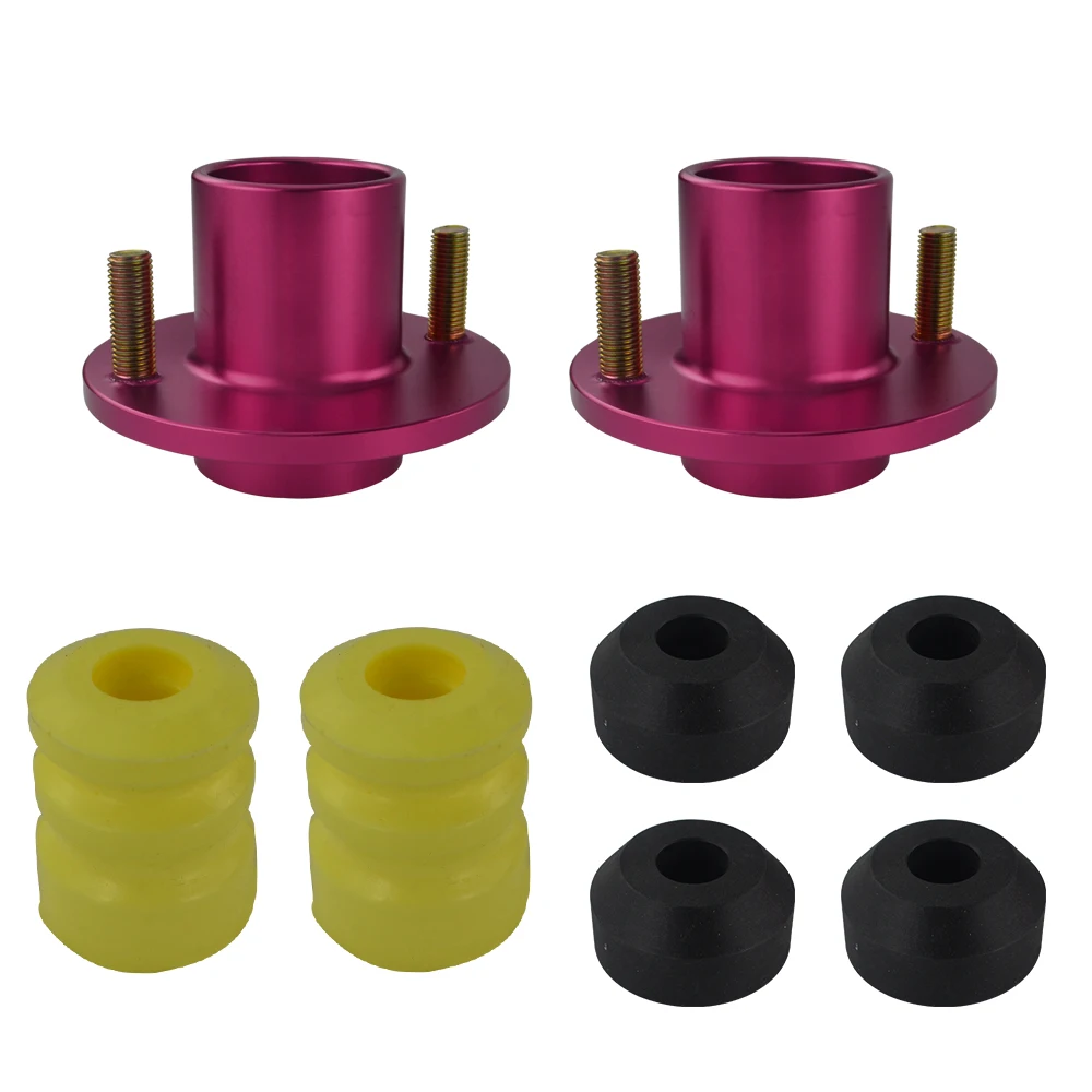 LZONE-(2 шт./лот) SHOCK TOP HAT для 92-00 CIVIC DELSOL INTEGRA COILOVER SHOCK TOP MOUNT HAT Strat TOWER JR-STH81 - Цвет: Фиолетовый