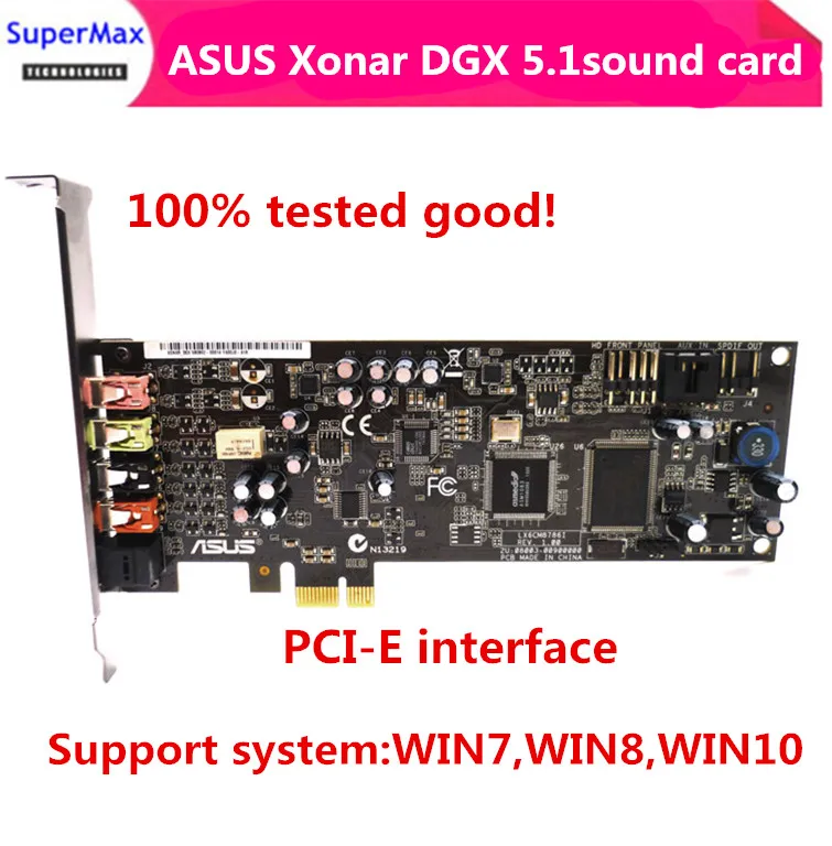 Фото Звуковая карта Asus Xonar DGX PC 5 1 Встроенная независимая звуковая PCIe|Звуковые карты| |