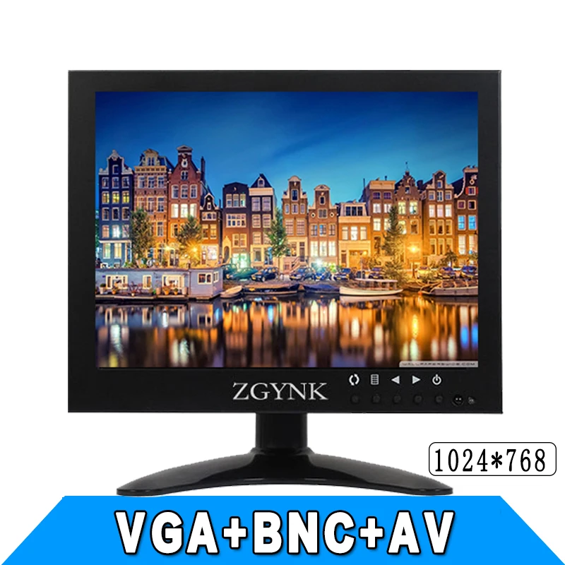 8-дюймовый hd промышленный BNC Q9 интерфейсный дисплей ЖК-монитор микроскоп с сеткой