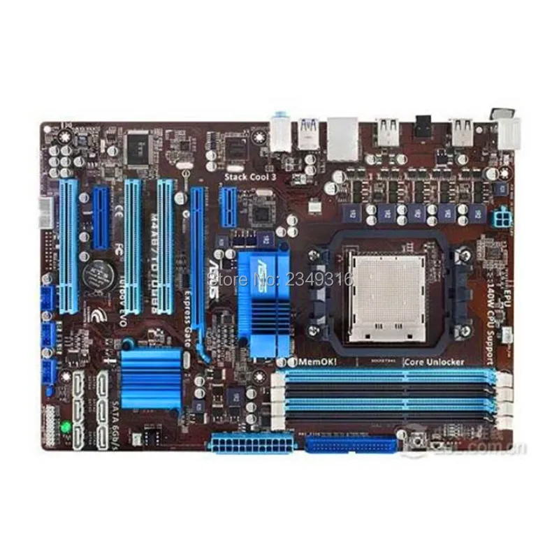 Для Asus M4A87TD/USB3 настольная материнская плата 870 Socket AM3 DDR3 оригинальная б/у