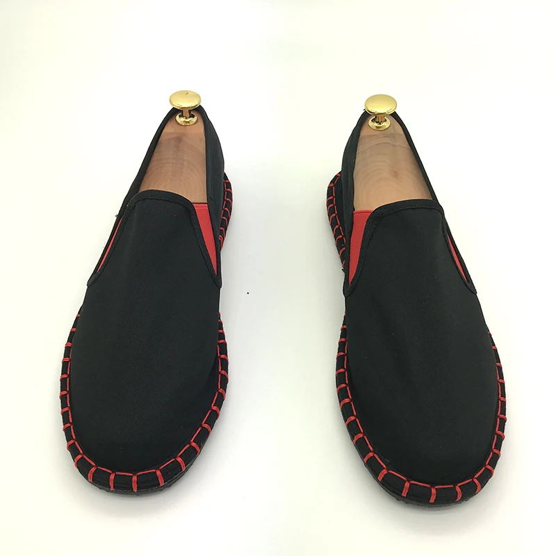 Китайская традиционная дышащая обувь Тканевая для прогулок с вышивкой