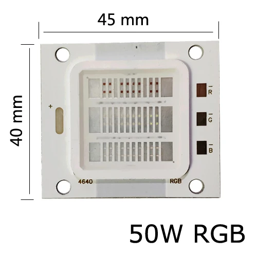 Крепление RGB Светодиодная лампа красочный яркий 50 вт DIY прожектор диодный шарик