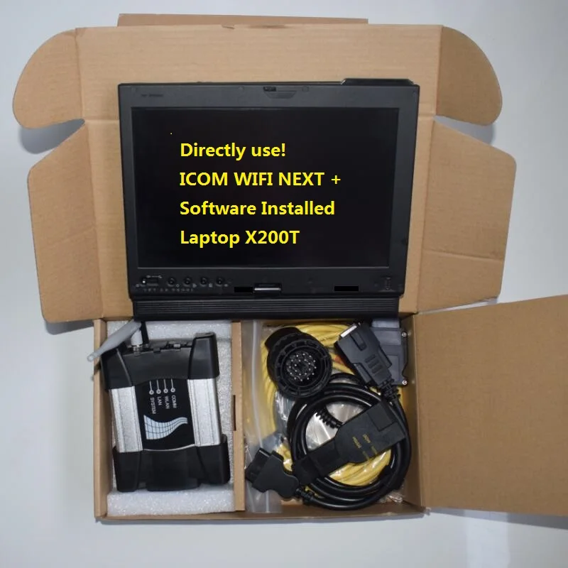 

2020 профессиональная диагностика автомобиля ICOM wifi NEXT для автомобильного сканера B MW 720G SSD icom программный ноутбук X200T 4G 9300 использовать напрям...