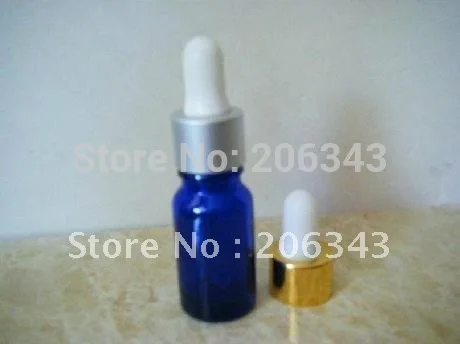 10 мл синий эфирное масло бутылка с золотой/серебряный электрический алюминиевой