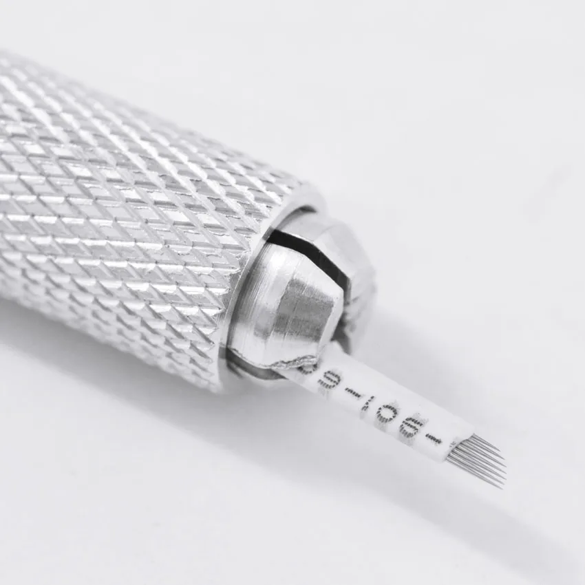 Микроблейдинг иглы 7Pin 500 шт. Перманентный макияж стерилизуемая подводка для