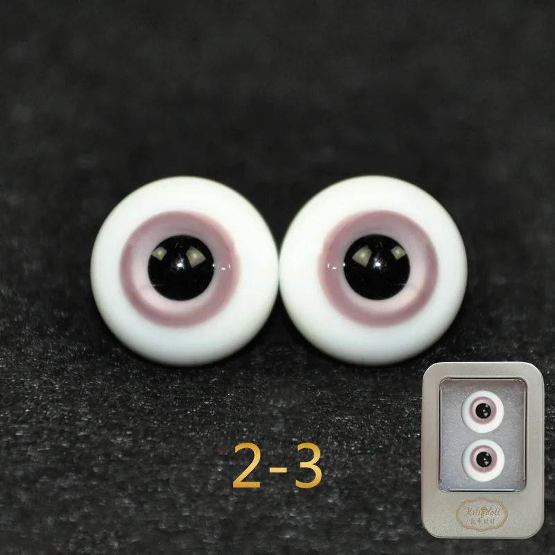 Коричневый Новое поступление BJD Eyeball Размер 1/3 высокое качество SD MSD светильник серый темно-зеленый красный фиолетовый дымчато-серые глаза 16 мм - Цвет: Коричневый