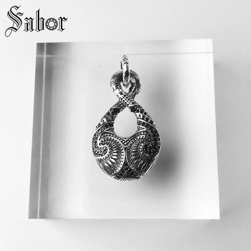 Кулон для женщин и мужчин в этническом стиле тату знака бесконечности цепочка