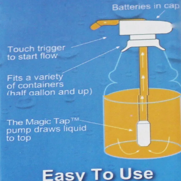 Электрический автоматический диспенсер для воды и напитков Magic Tap цветная белая
