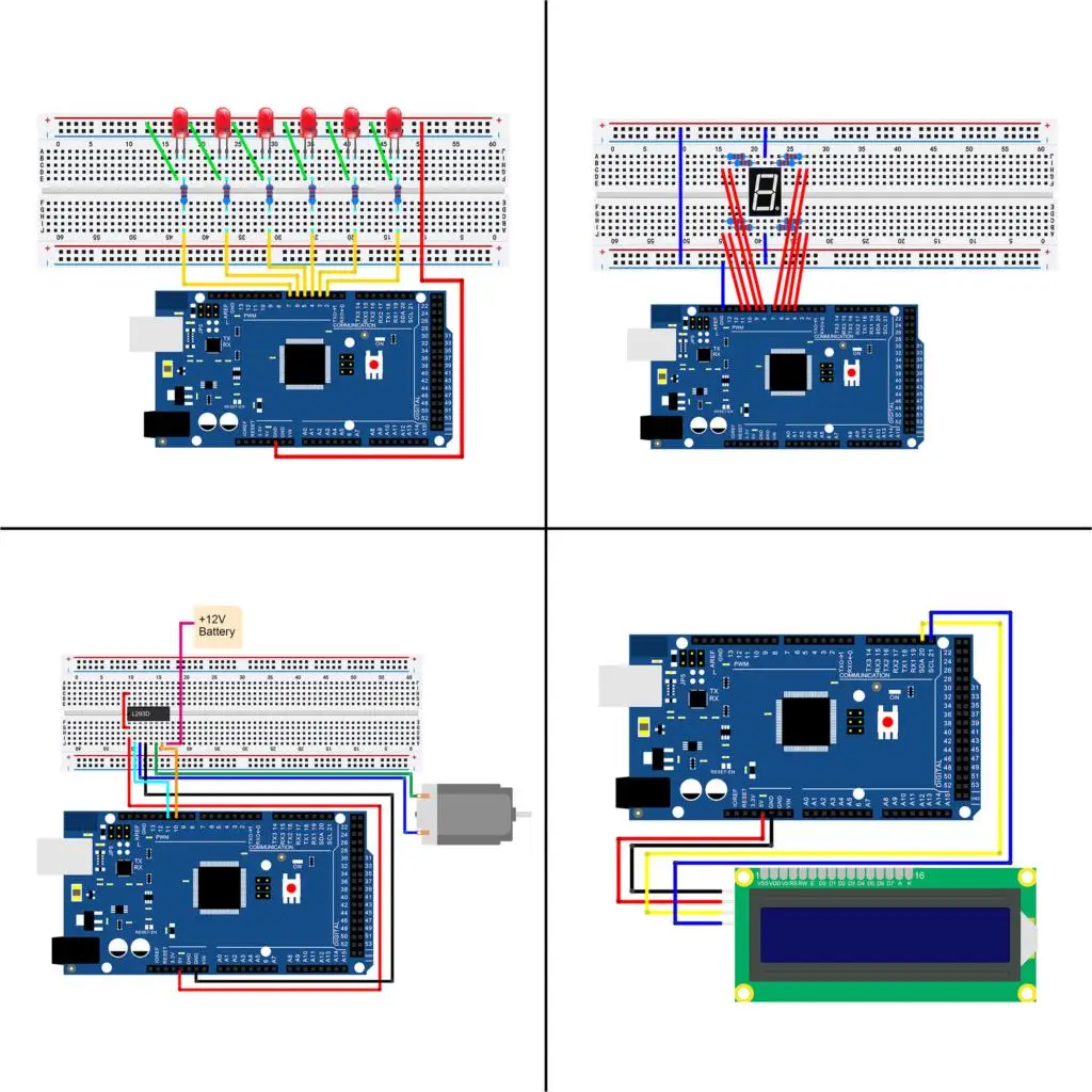 Полный стартовый набор для проекта Mega 2560 включая LCD1602 IIC ультразвуковой датчик