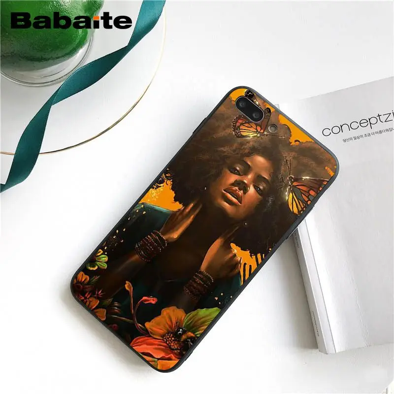 A6 Чехол для телефона Babaite queen Afro Melanin Poppin для iphone 11 Pro 11Pro Max 6S 6plus 7plus 8 8Plus X Xs MAX 5 5S XR - Цвет: A6