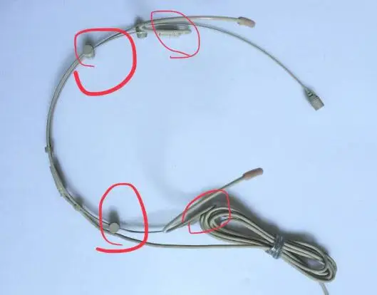 52S цветная гарнитура микрофон в D1plug (100 шт./лот) Бесплатная доставка|Микрофоны| |