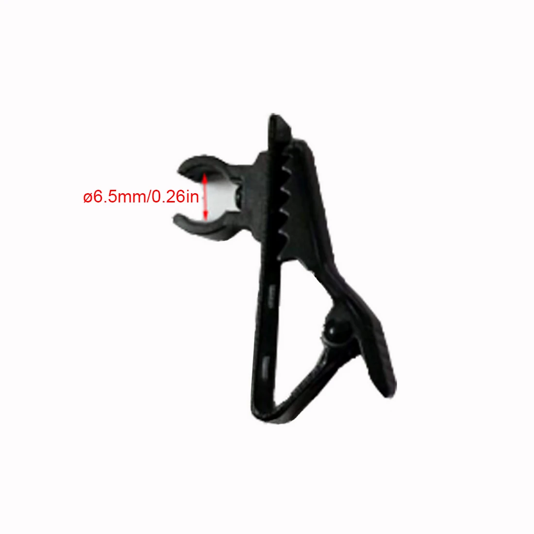 Зажим для галстука centechia 8 5 мм универсальный черный микрофон нагрудный зажим