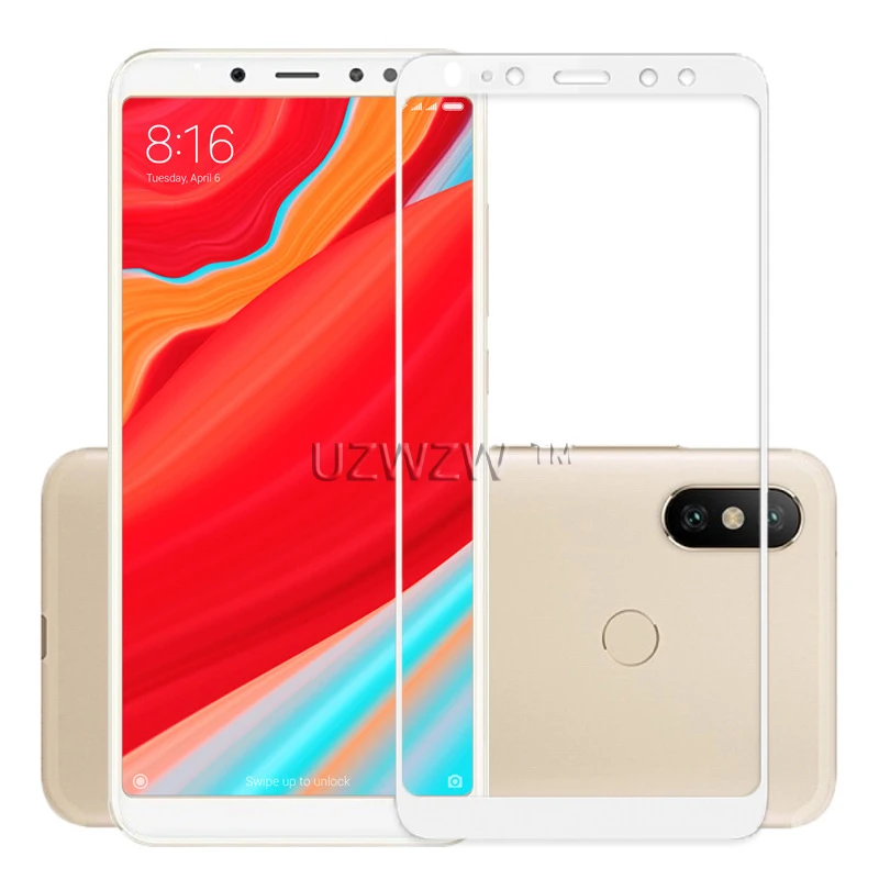 2 шт для Xiaomi Redmi S2 полное покрытие закаленное стекло для Xiaomi Redmi S2 защита экрана 9H твердое защитное стекло