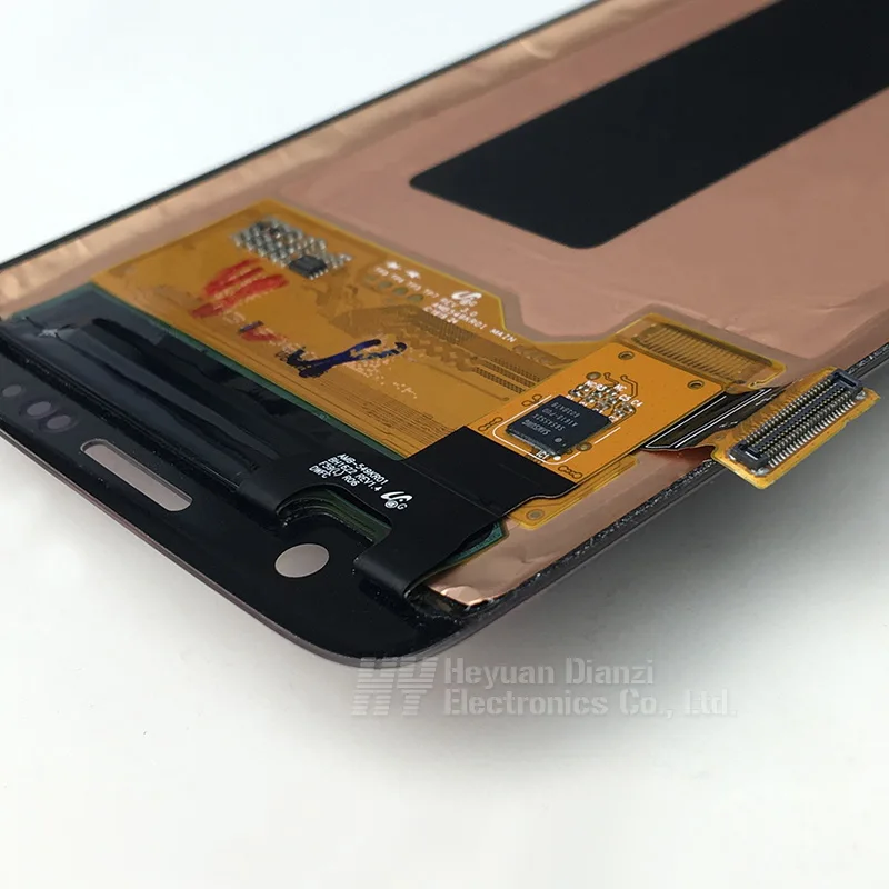 Сжигаемый в тени для SAMSUNG Galaxy S7 edge G935F G935A G935FD G935P ЖК-дисплей с кодирующий преобразователь сенсорного экрана в сборе