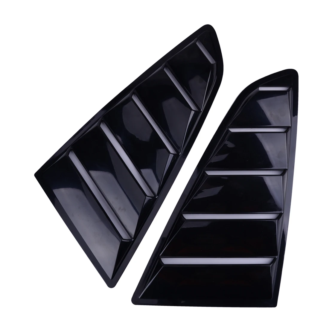 

Черный ABS автомобильные аксессуары боковой обтекатель кабины Вентиляционное окно Совок жалюзи накладка Стикеры подходит для Ford Mustang 2015 2016 ...