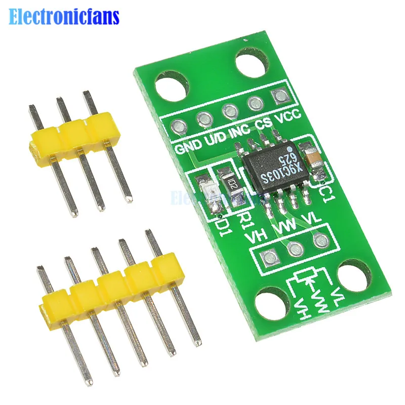 X9C103S плата цифрового потенциометра модуль для Arduino 10K потенциометр Diy KIT