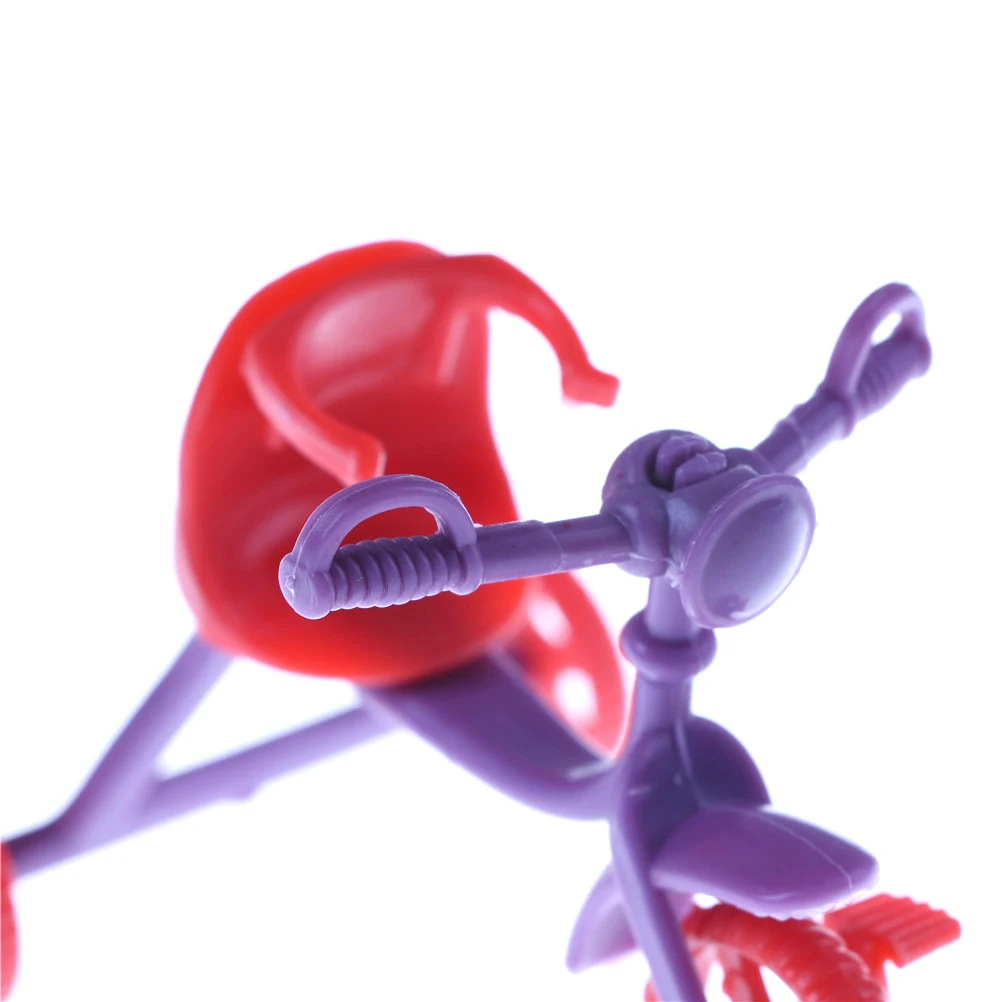 1 шт. детский трехколесный велосипед с ручкой нажима мини игрушка для куклы