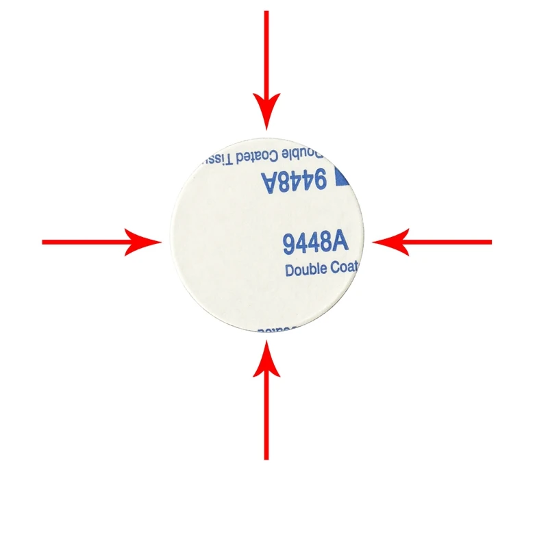 5 шт./лот животное Авто круглая металлическая тарелка лист паста на смартфон для