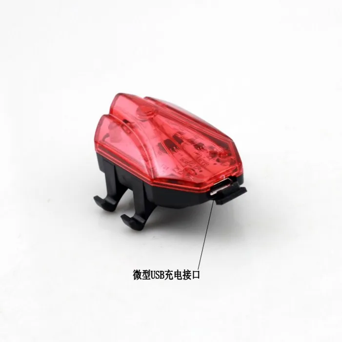 Задний велосипедный фонарь yupard водонепроницаемый светодиодный с зарядкой от USB