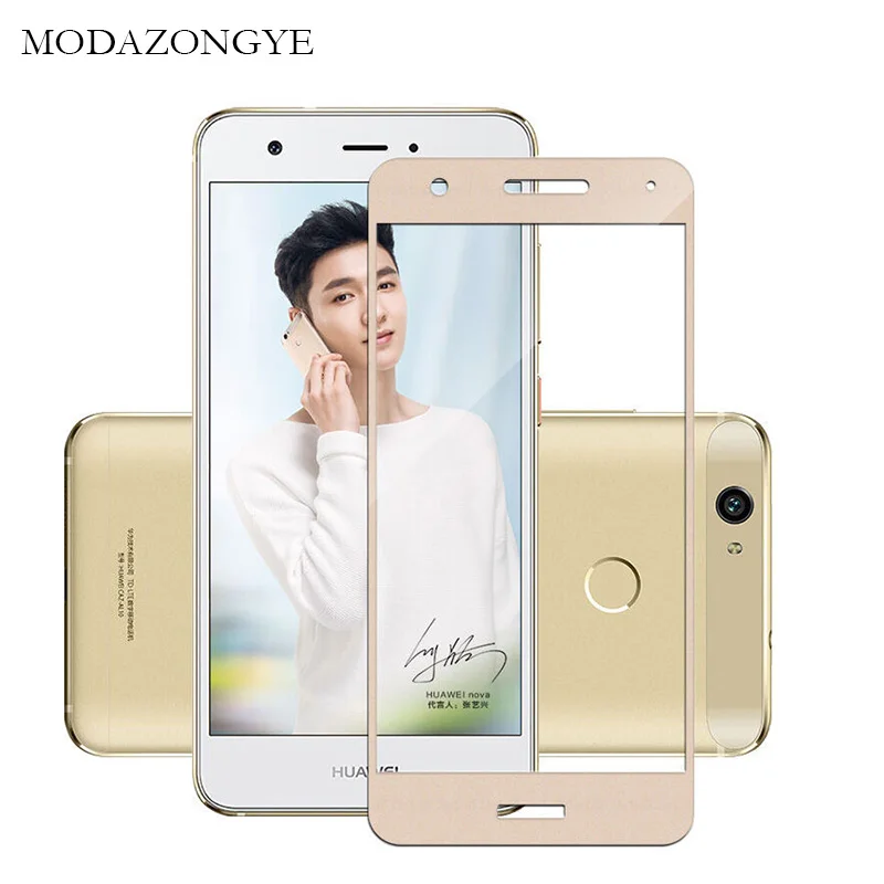 Закаленное стекло для Huawei Nova с полным покрытием защитная стеклянная пленка
