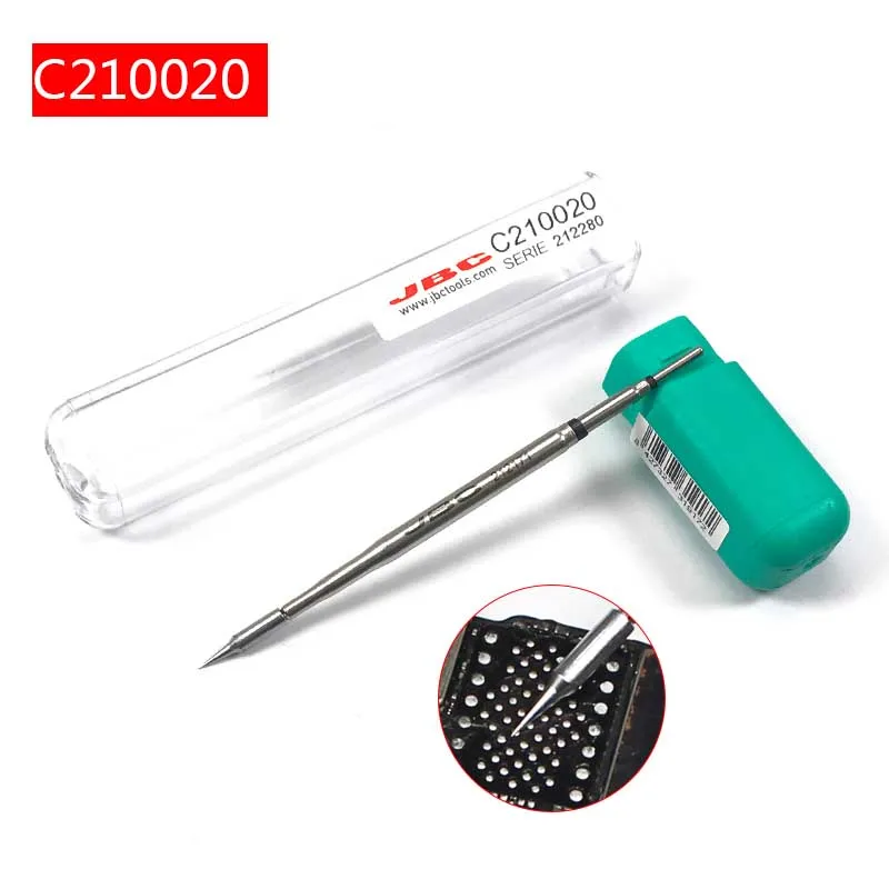 JBC C210-020 Jyrkior C210-018 паяльник наконечник паяльник карандаш для JBC T210-A T210-NA T210-PA паяльная станция сварочная работа - Цвет: JBC C210-020