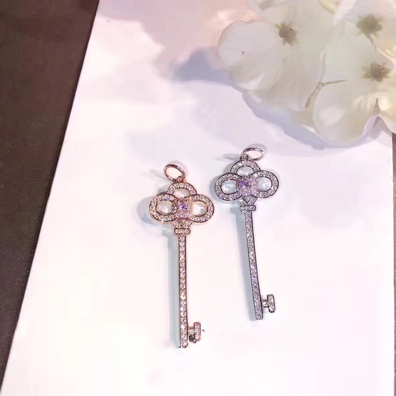 2017 известный бренд 925 Серебряные ювелирные изделия кубический циркон проложить