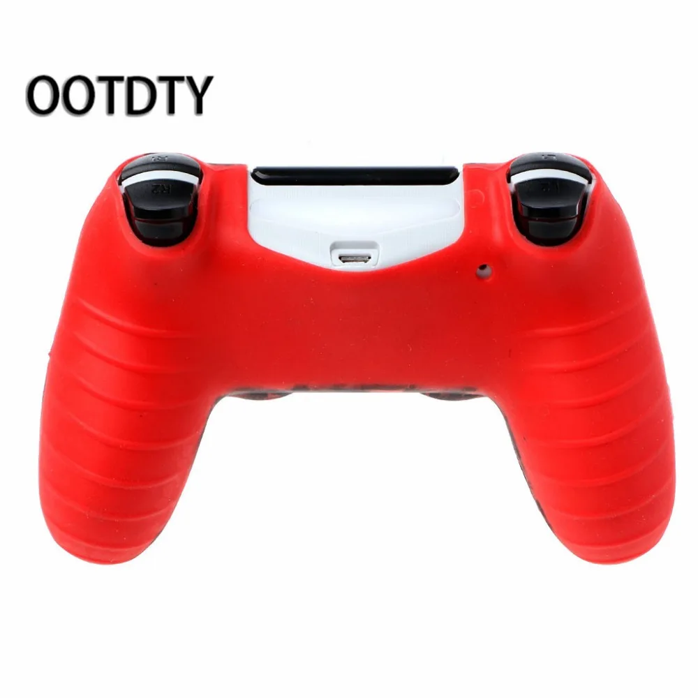 Skull Silicone Gamepad Cover Case + 2 Joystick Caps For PS4 Pro Slim Controller | Электроника