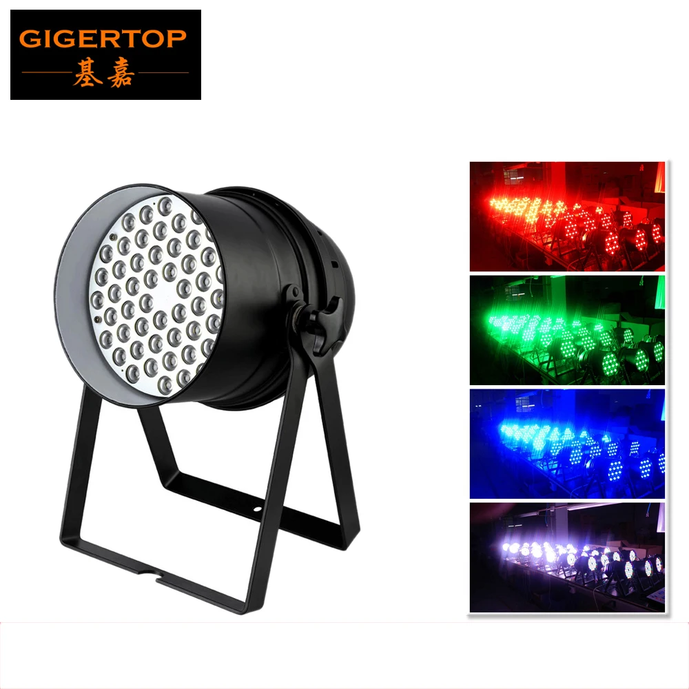 30 шт./лот 54x3W LED Par64 свет RGBW классическая форма DMX512 4/8CH Led Par can 180W сценический par Банки