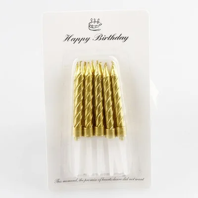 gold 50 box 50 коробка День рождения мечта красочные цветные свечи для торта свадебные вечерние праздничные поставки резьбовые свечи оптом - Цвет: gold 50 box