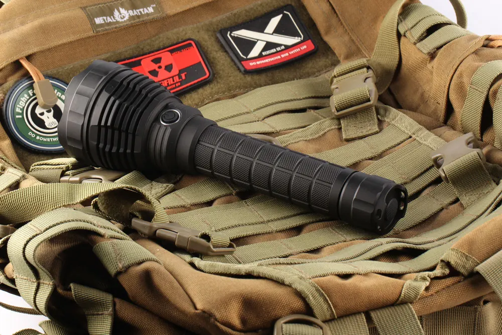 Обновленный Convoy XHP70.2 L6 тактический светодиодный светильник-вспышка МОЩНЫЙ СВЕТИЛЬНИК длинный Ночной светильник 4 светильник цвета с 2x26650