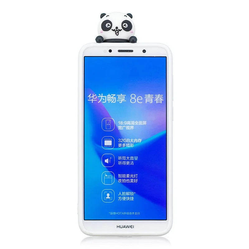 Чехол для huawei Honor 7A, чехол для huawei Honor 7A, 7 A, чехол для DUA-L22, 5,45 дюймов, 3D, Милые силиконовые куклы, игрушки, мультфильм, мягкий чехол для телефона s