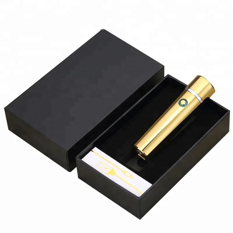 GERUI USB перезаряжаемые зажигалки двойной дуги Зажигалка курительная сигарета Зажигалка Ветрозащитная беспламенная электрическая зажигалка плазменная