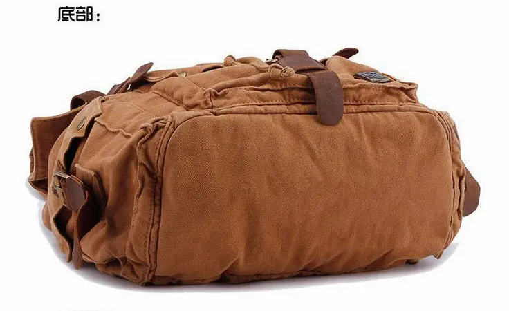 Винтажный Мужской рюкзак в Корейском стиле военный кожаный мужские походные