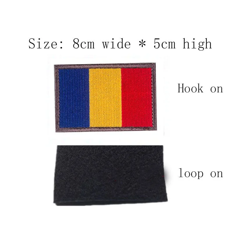 Румынская молния на липучке бесплатная доставка флаг 8 см в ширину bucharest city bootall