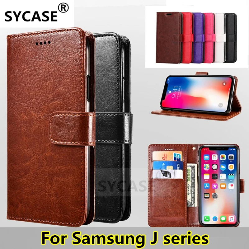 Чехол SY для samsung J1 J3 J5 J7 2015 2016 2017 pro prime бизнес Crazy Horse зернистый чехол телефона